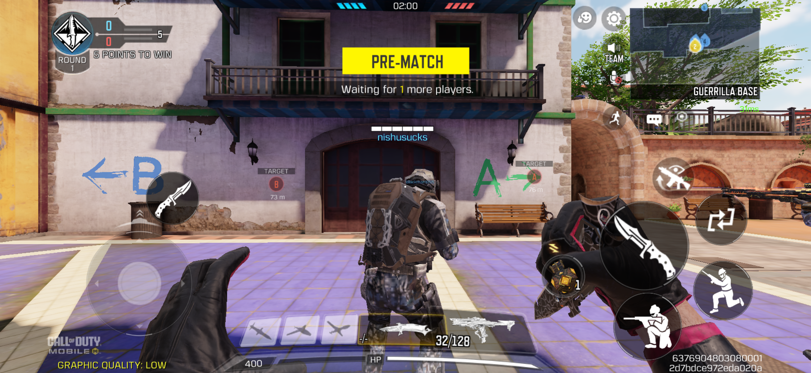 Clutch in-game landscape view